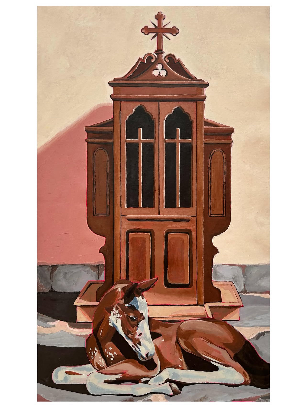 Foal at the confessional