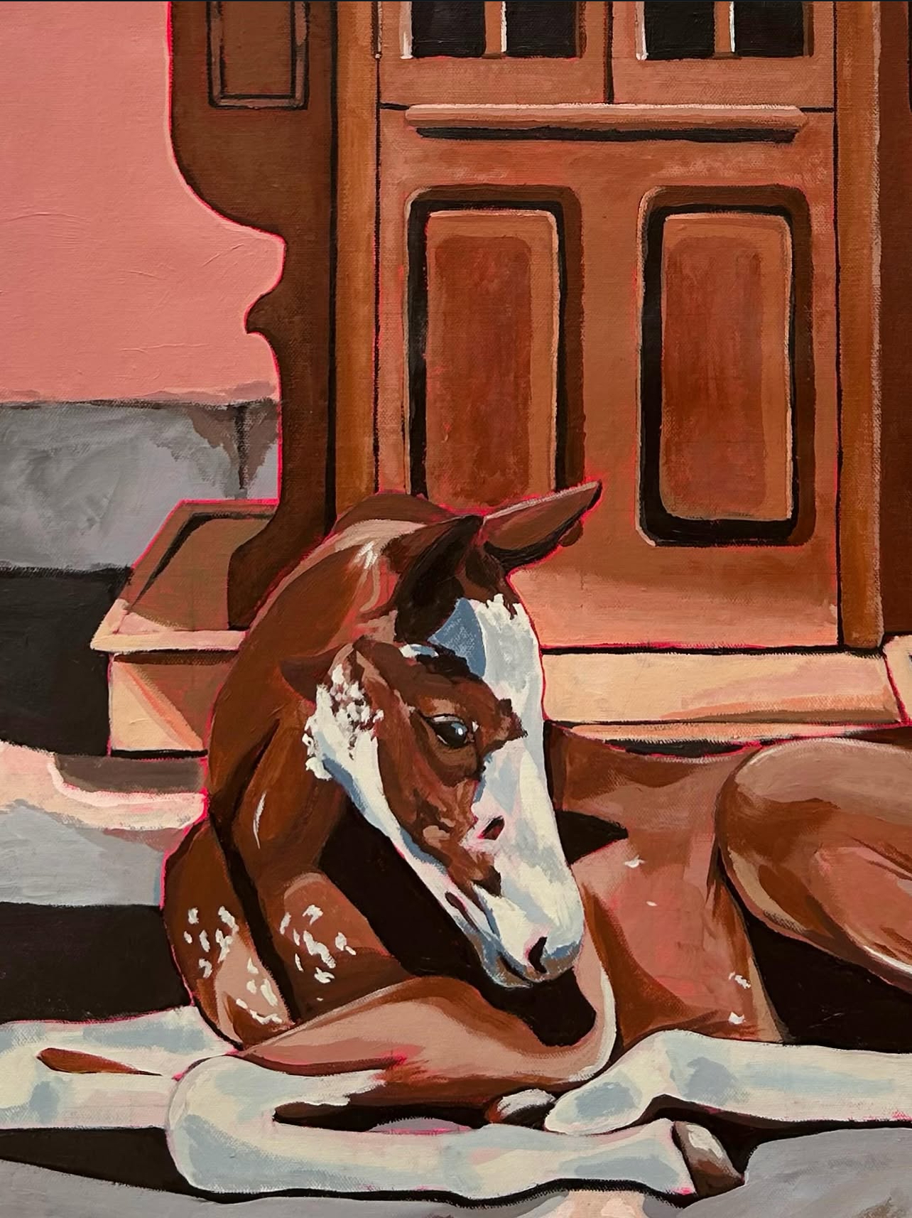 Foal at the confessional