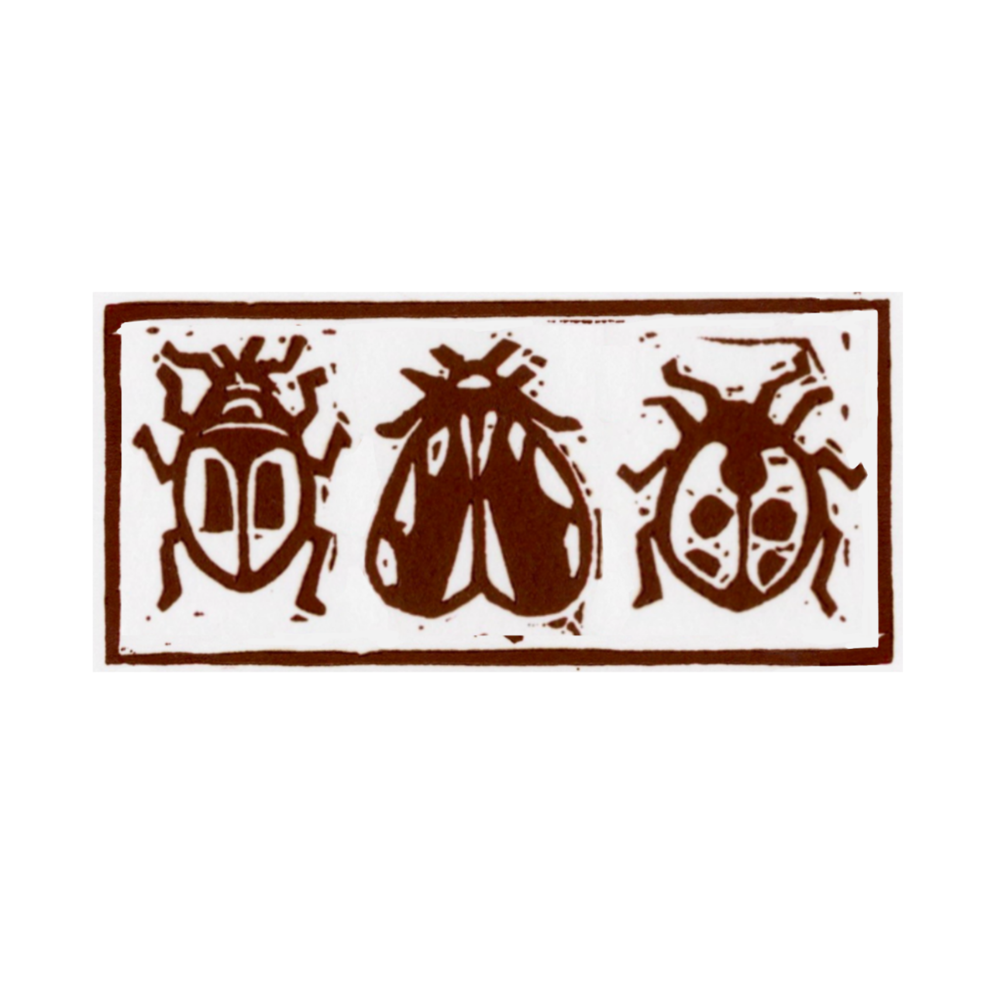 Lino Bugs Sticker