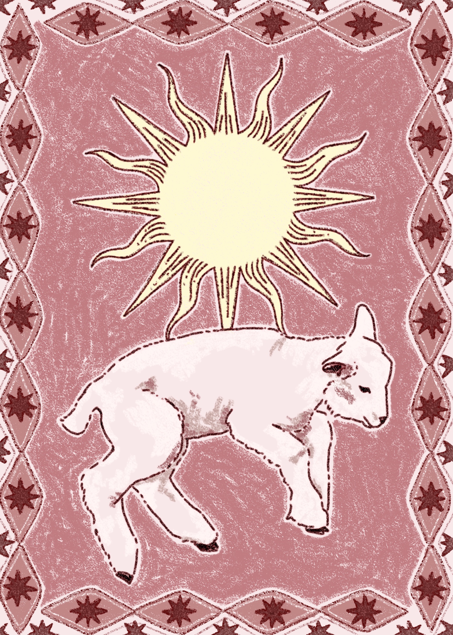 Sacrificial lamb in the sun