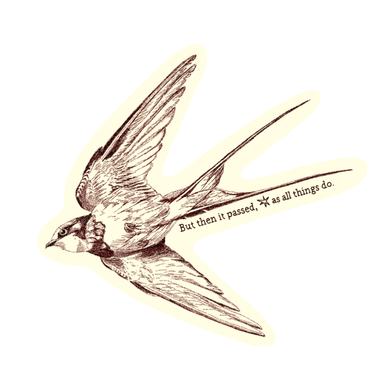 Sparrow Sticker