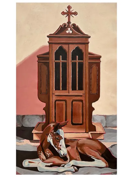 Foal at the confessional