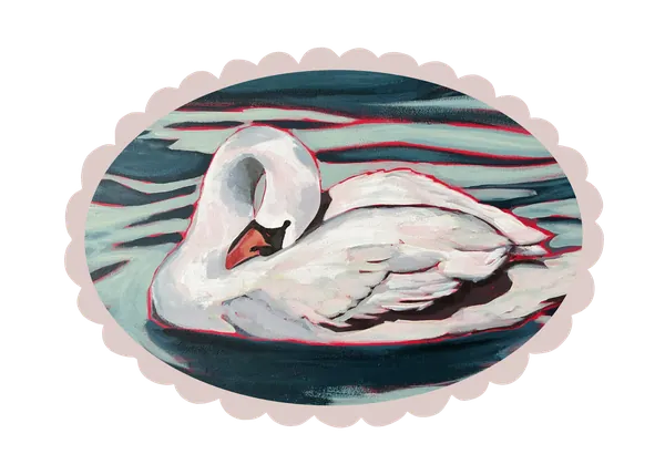 Swan Sticker